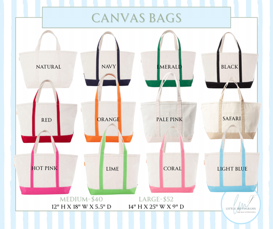 MEDIUM Canvas Tote