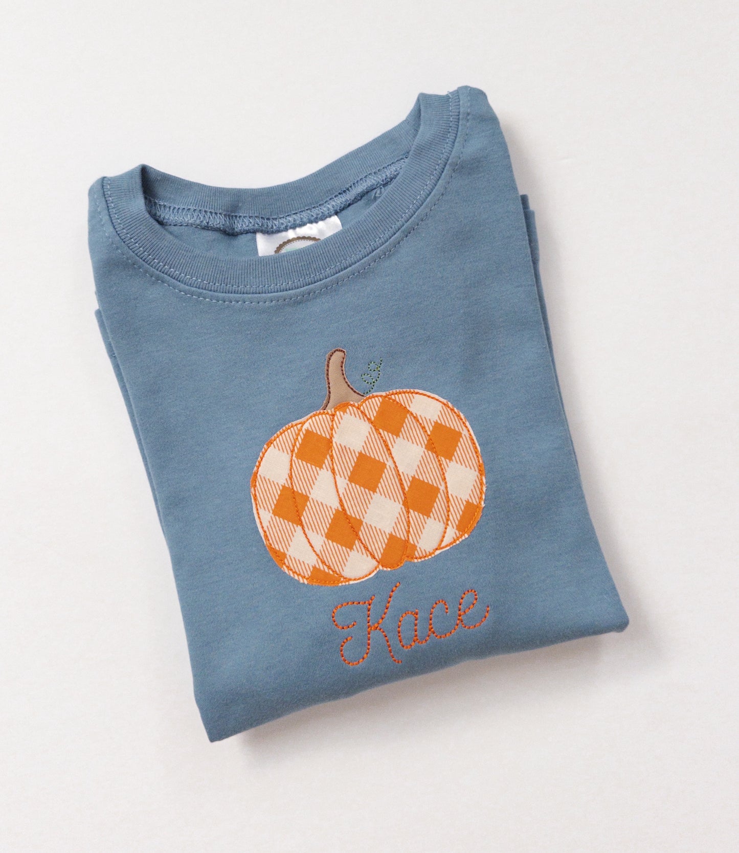 Applique Pumpkin- Boy