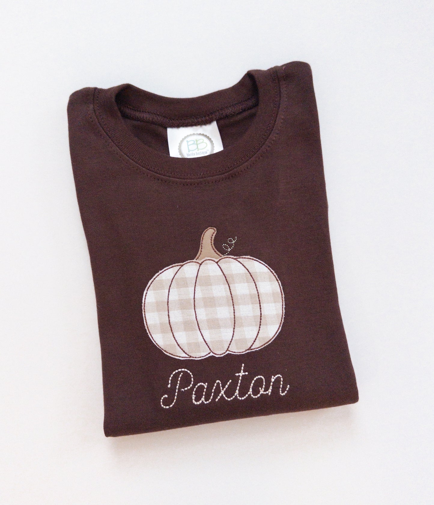 Applique Pumpkin- Boy