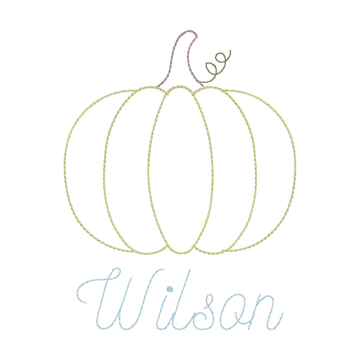 Applique Pumpkin- Boy