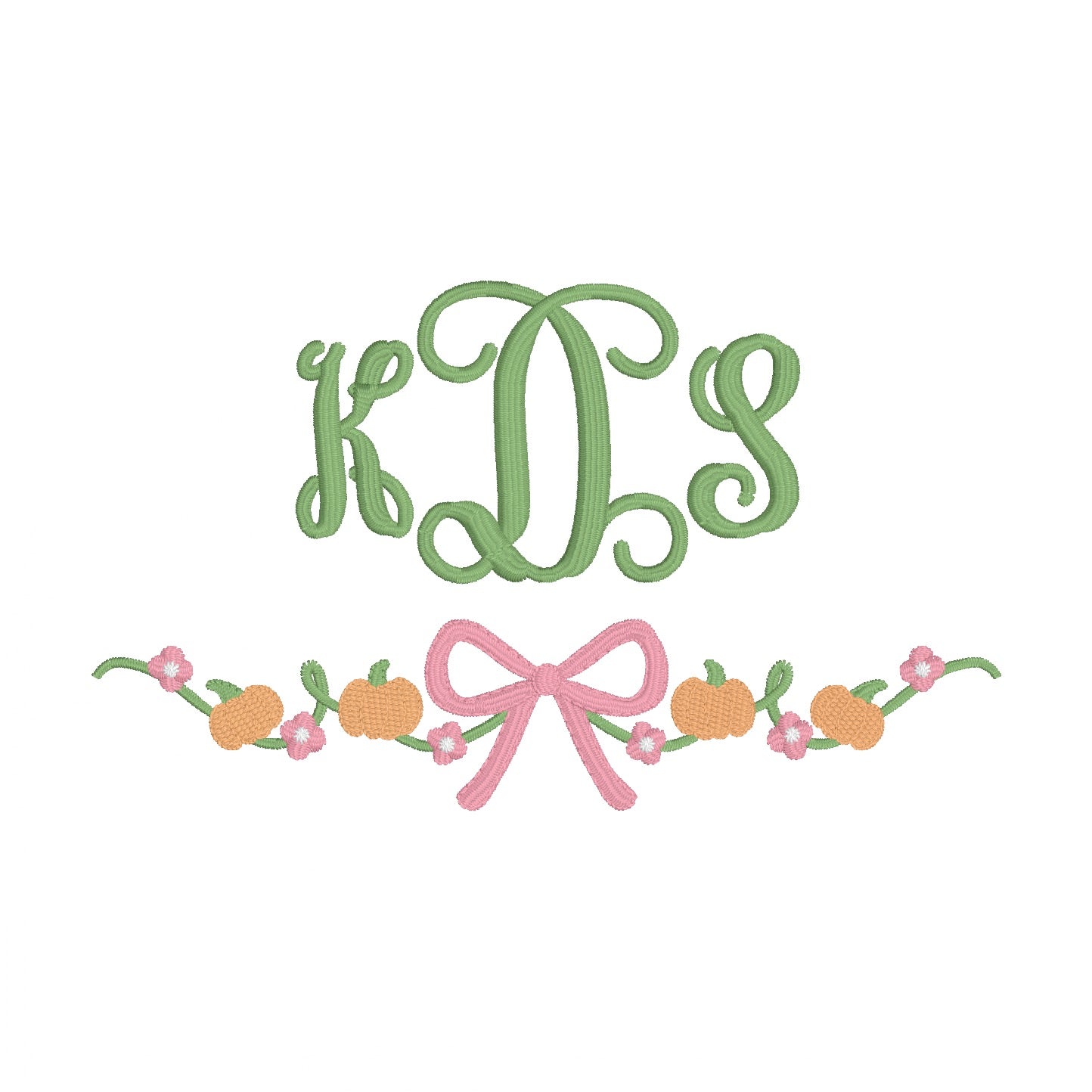 Pumpkin Vine with Bow